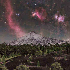 Orion nad wulkanem teide